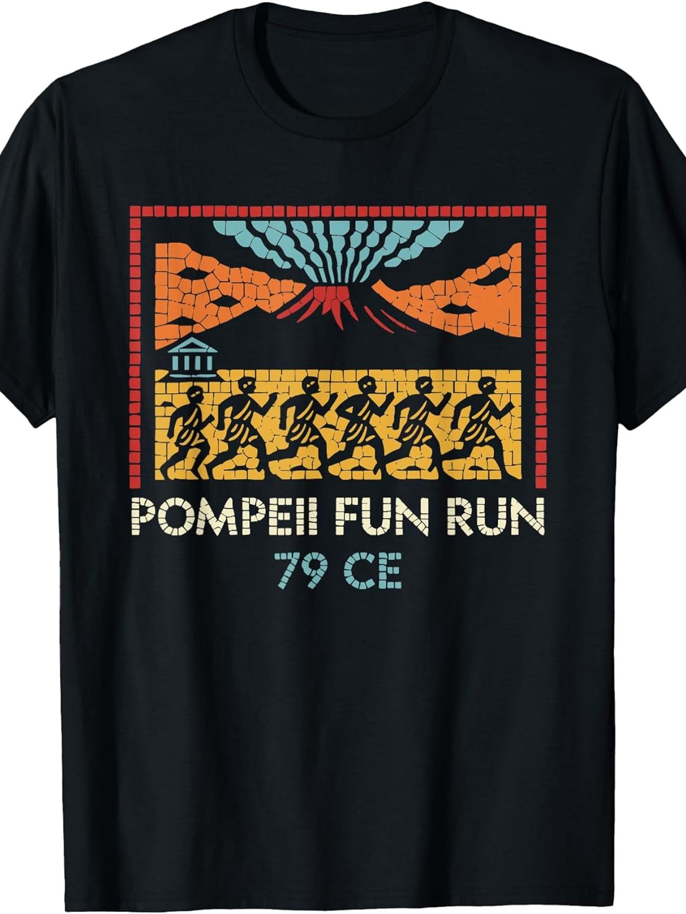 Vintage Fashion History - Футболка с принтом Pompeii Fun Run
