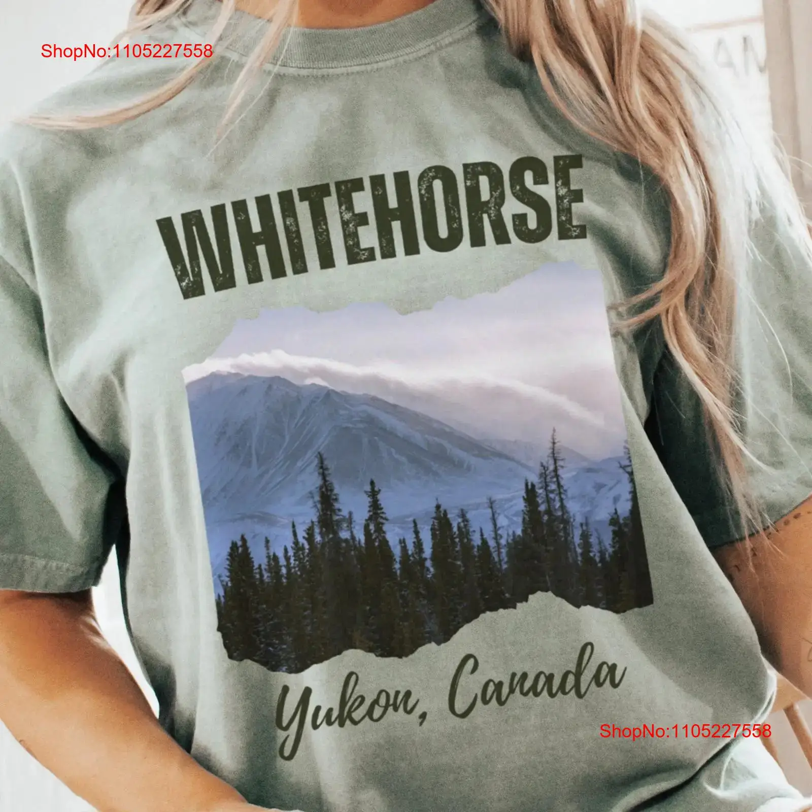 Vintage Fashion Canada - Футболка Whitehorse Yukon: сувенир из Канады,