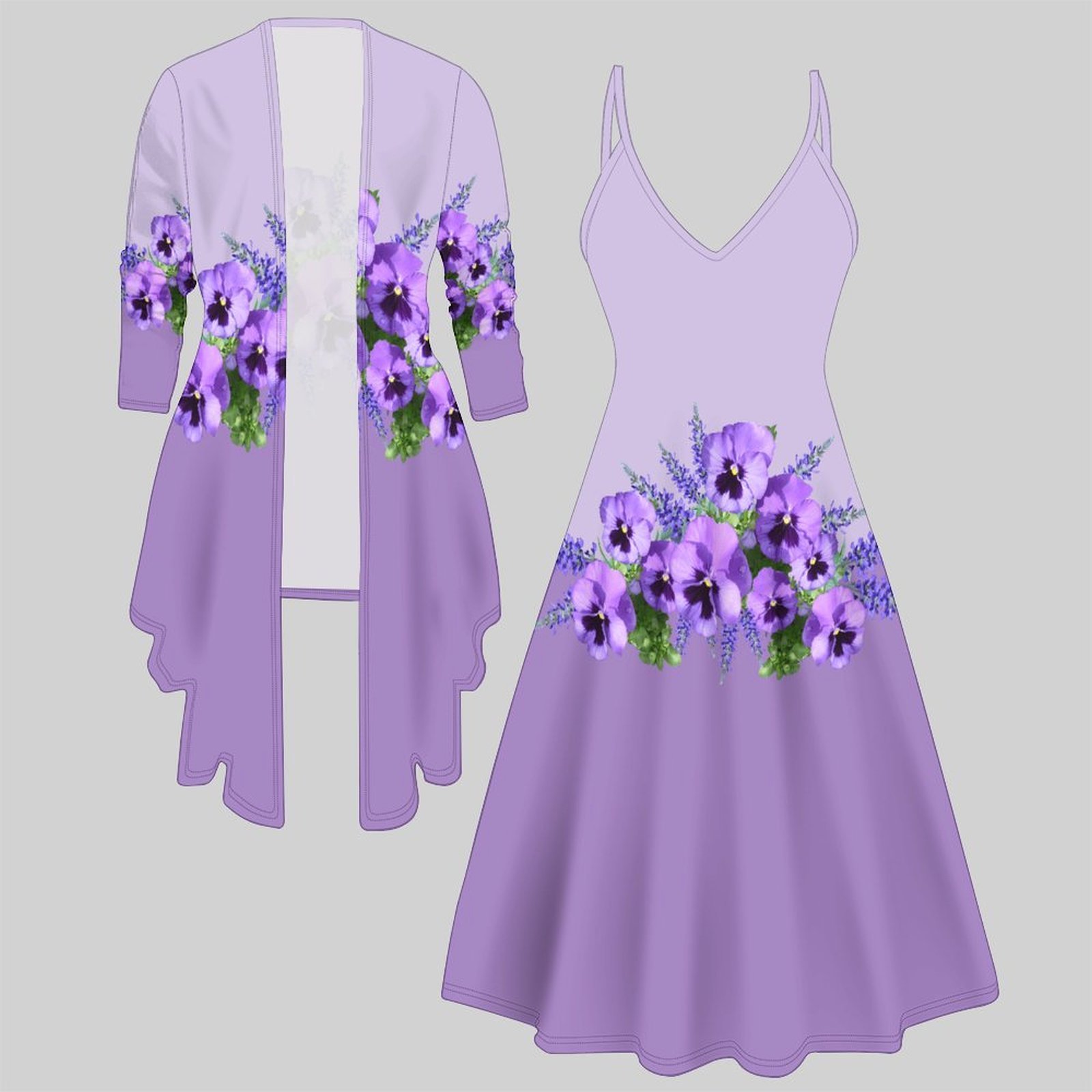 Vintage Fashion Wear - Винтажный комплект из двух предметов с