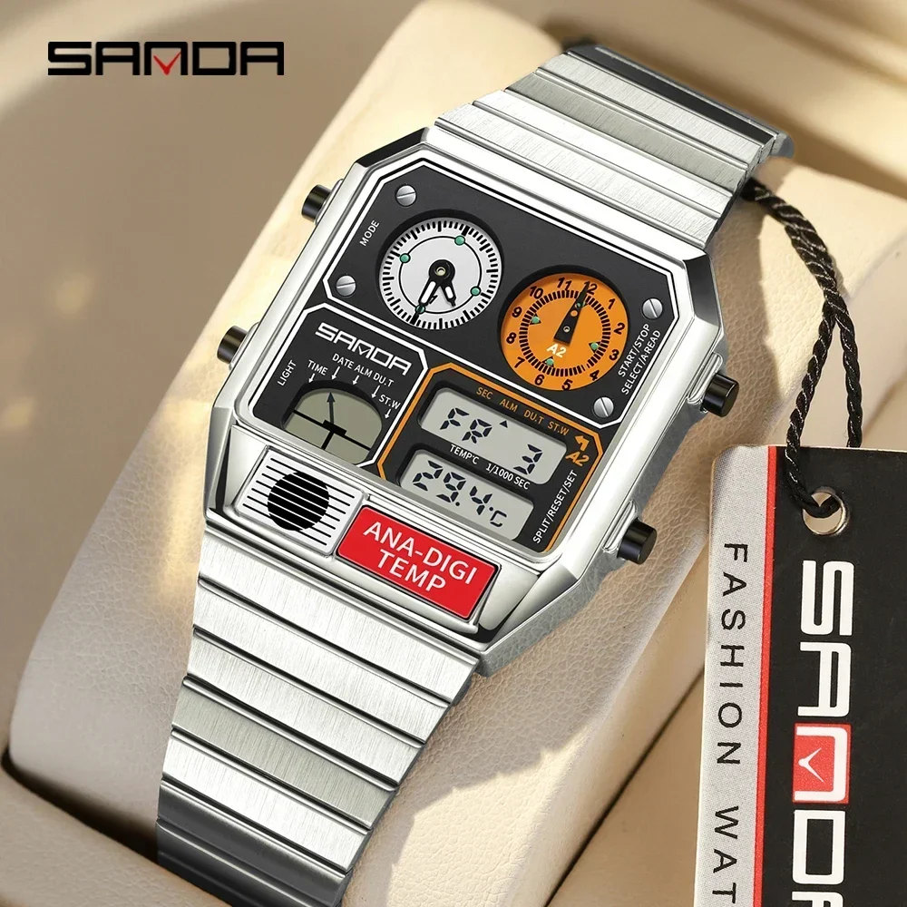 SANDA 3192 Модные унисекс-часы – обзор и цена Vintage Fashion Complete