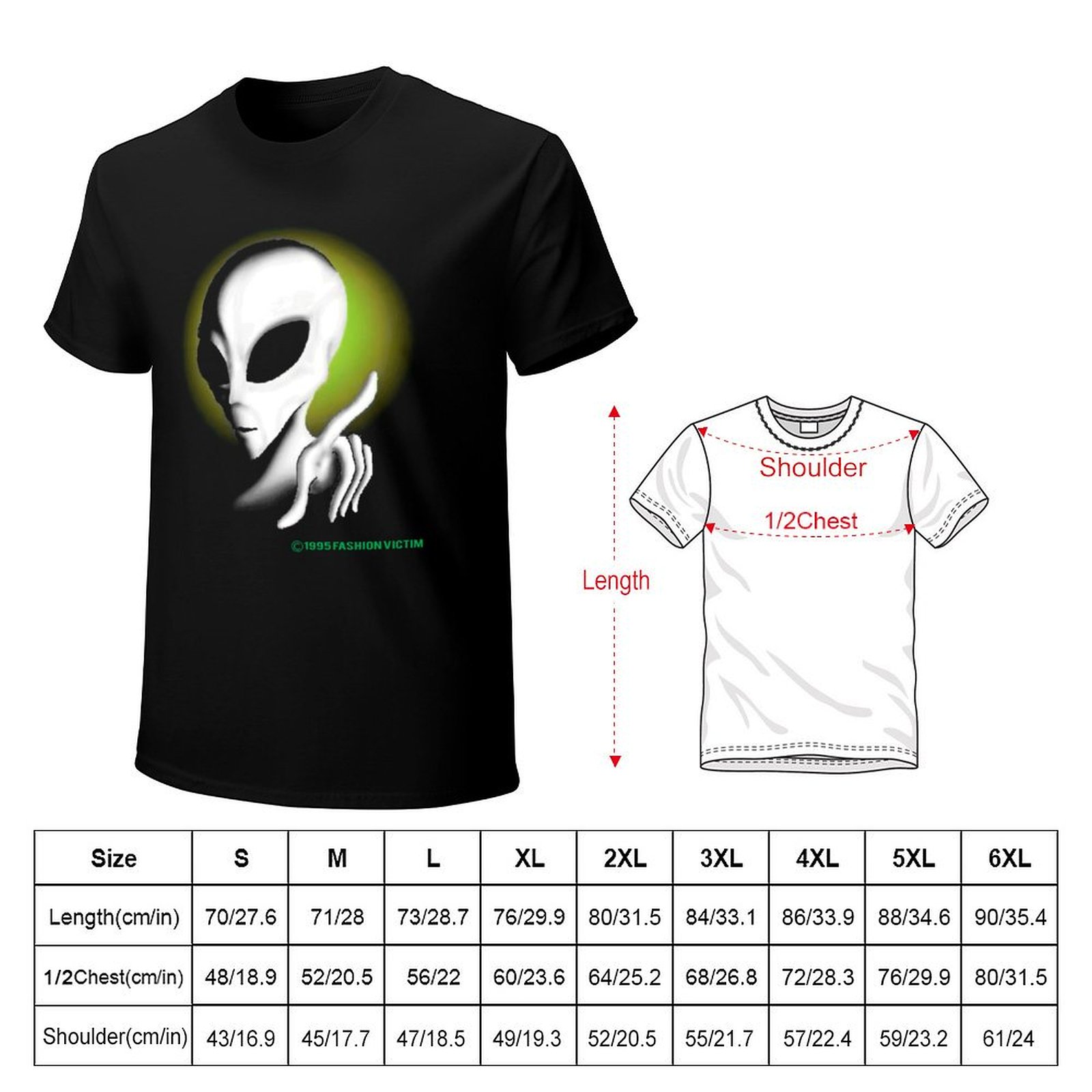 1995 ALIEN, винтажная футболка – обзор и цена Vintage Fashion Victim